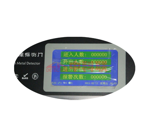 液晶數(shù)字金屬探測門